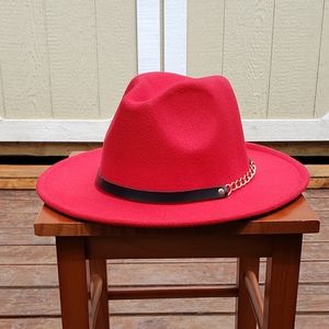 Wide brim fedora